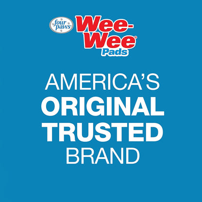 Wee-Wee Superior Performance Unscented Puppy Pee Pads for Dogs & Puppies, Quilted Leak-Proof Dog Housebreaking Potty Training Floor Protection, Pet Supplies, 22" X 23", 200 Count